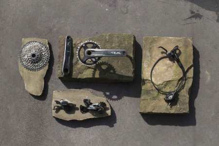 shimano m7000 slx groupset cassette brakes chain crankset chainring derailleur shifter